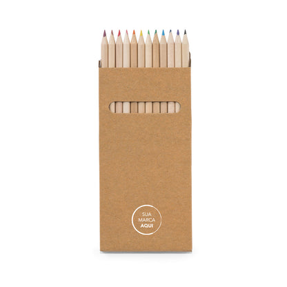 Caixa de cartão com 12 lápis de cor [0289]