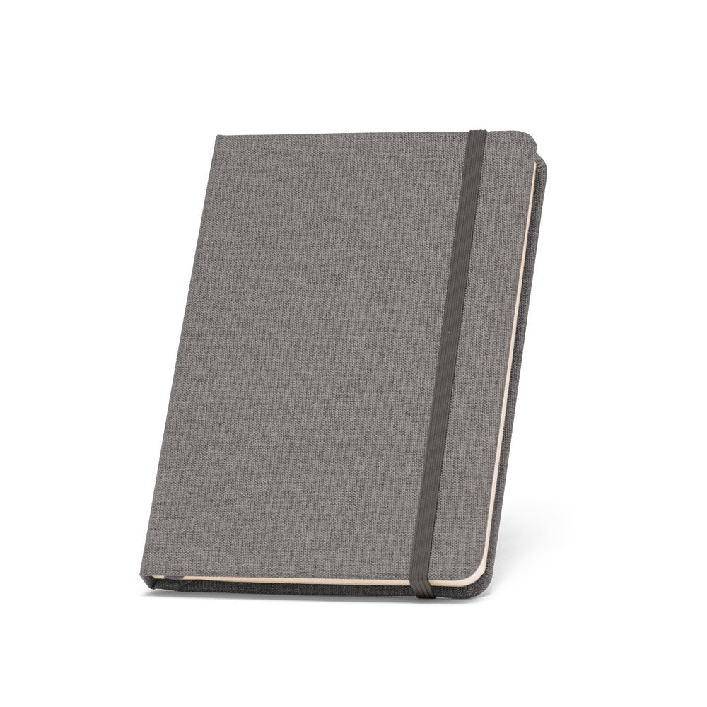 Caderno A5 com capa dura em rPET [0095]